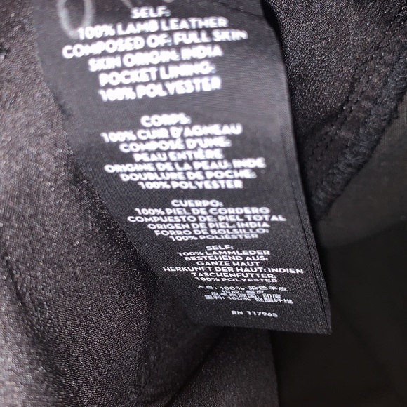 J Brand | Lamb Leather Cropped - Picture 5 of 5